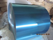 Air Conditioner Aluminium Fin Stock 0.12mm Various Width With Blue / Golden