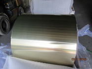 Alloy 8079 Epoxy Golden  Color Coated Aluminum air conditioner foil for finstock with 0.152mm(0.006'') thickness