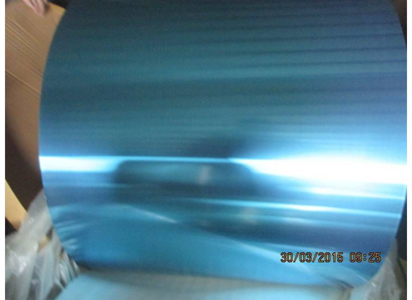 Alloy 3102 H24 Hydrophilic Aluminium Foil For Air Cooler Blue Color