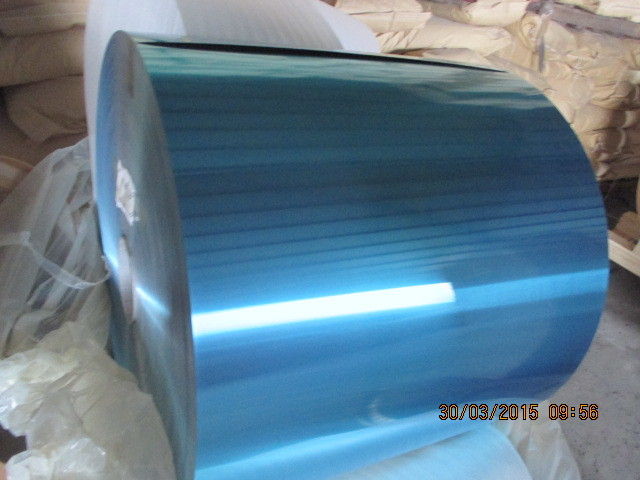 Alloy 1100, temper H24 Blue Hydrophilic Aluminium Foil for finstock with 0.105MM thickness