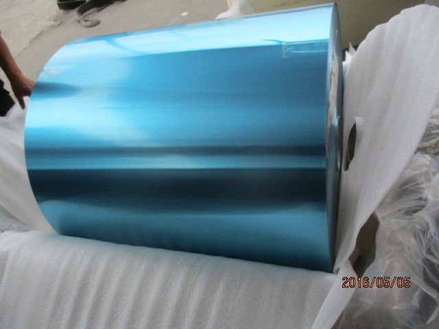 Fin Stock Colorful Epoxy Coated Aluminum Foil 0.095MM With Various Width