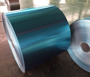 Blue , Golden Epoxy Coated Aluminium Fin Strip 0.095MM Different Width For Air Conditioner