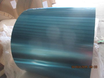 Alloy 3102 Blue Hydrophilic Film  Air Conditioner Aluminum Foil For Fin Stock In Heat Exchanger Coil , Evaporator Coil