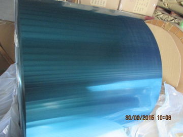 Temper H26 Plain Aluminium Foil Strip / Aluminium Foil Roll With Blue , Golden