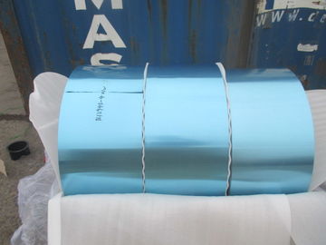 Blue / Golden Aluminium Fin Stock Strip 0.20MM Various Width For Air Conditioner