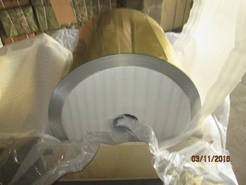 Blue , Golden Epoxy  Aluminium Strip For Fin Stock 0.15mm X Different Width XC