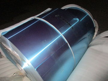 Blue , Golden Epoxy Coated Aluminium Fin Strip 0.095MM Different Width For Air Conditioner